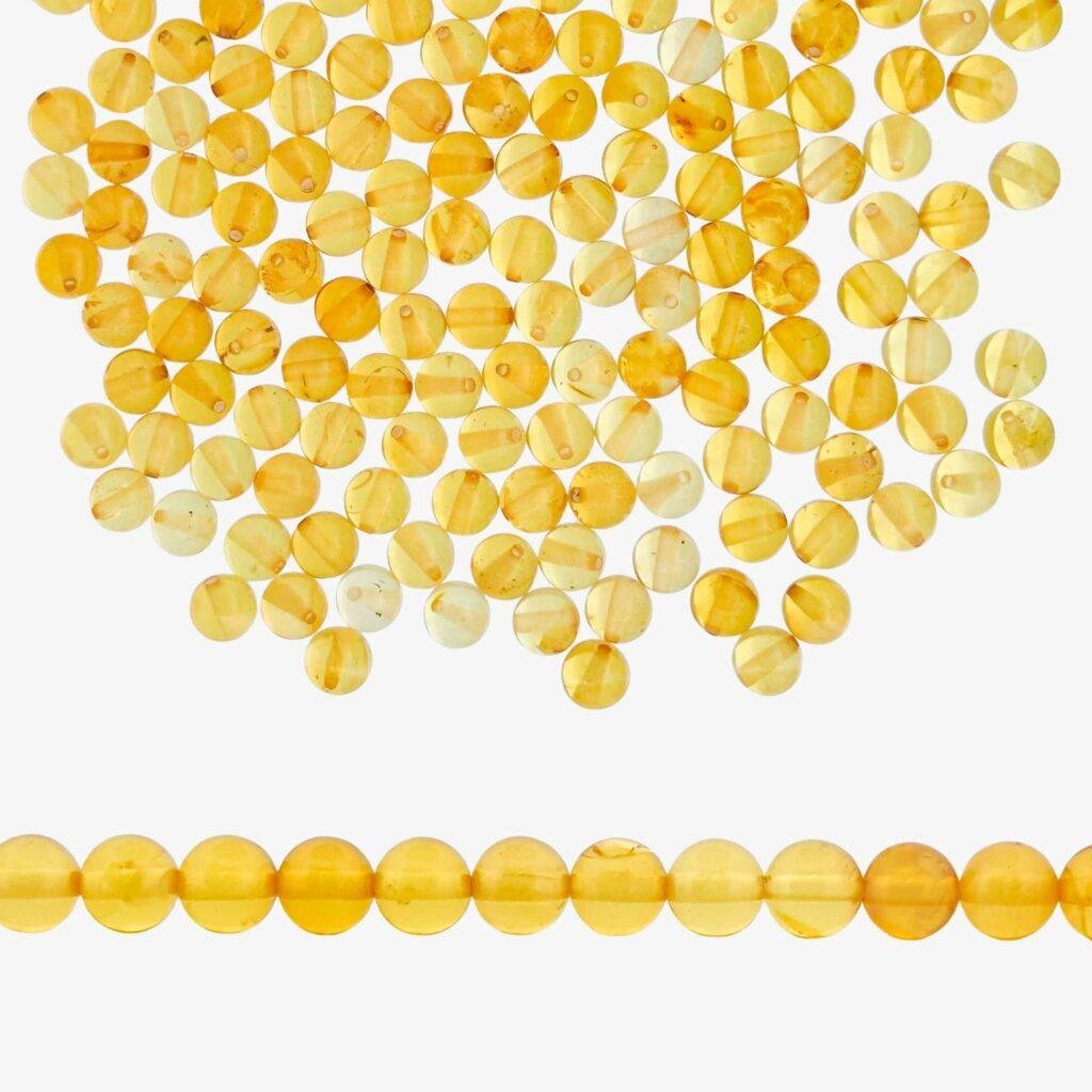 Loose amber beads category - ekohub.lt - Baltic Amber Wholesale - Ekohub.lt